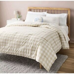 Room Essentials Reversible Microfiber Twin/XL Twin Comforter & Pillow - Ivory